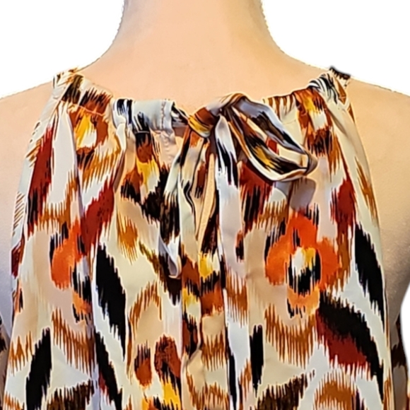 SHEIN Clasi Plus Allover Print Halter Neck Blouse 4X - Picture 8 of 10